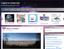 Tablet Screenshot of catalankids.com